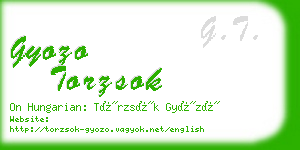 gyozo torzsok business card